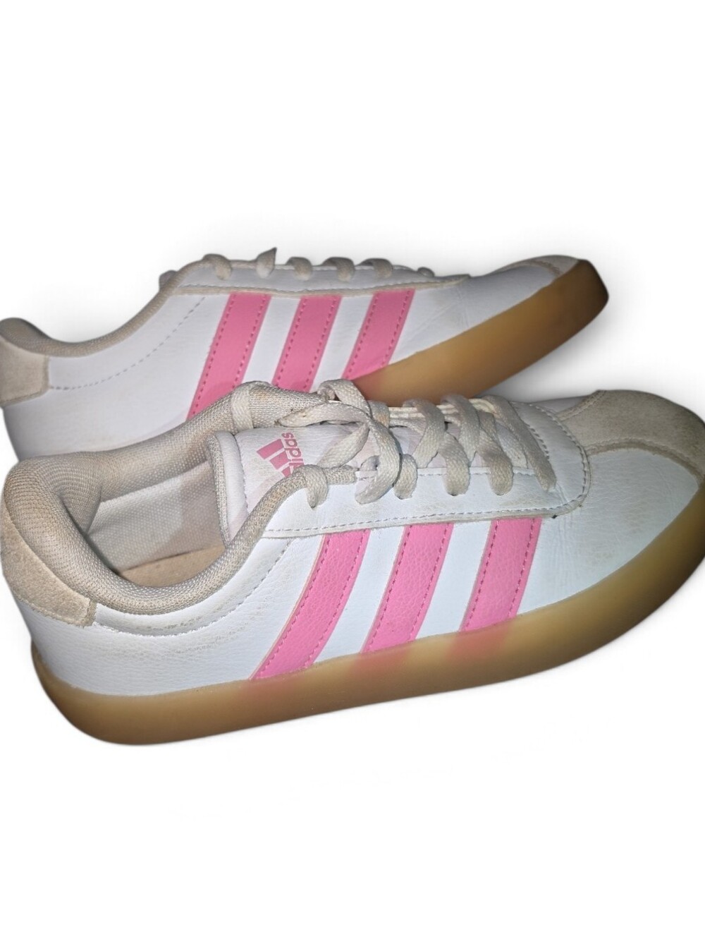 Kids' VL Court 3.0 Sneaker Little/Big Kid Pink And White 3